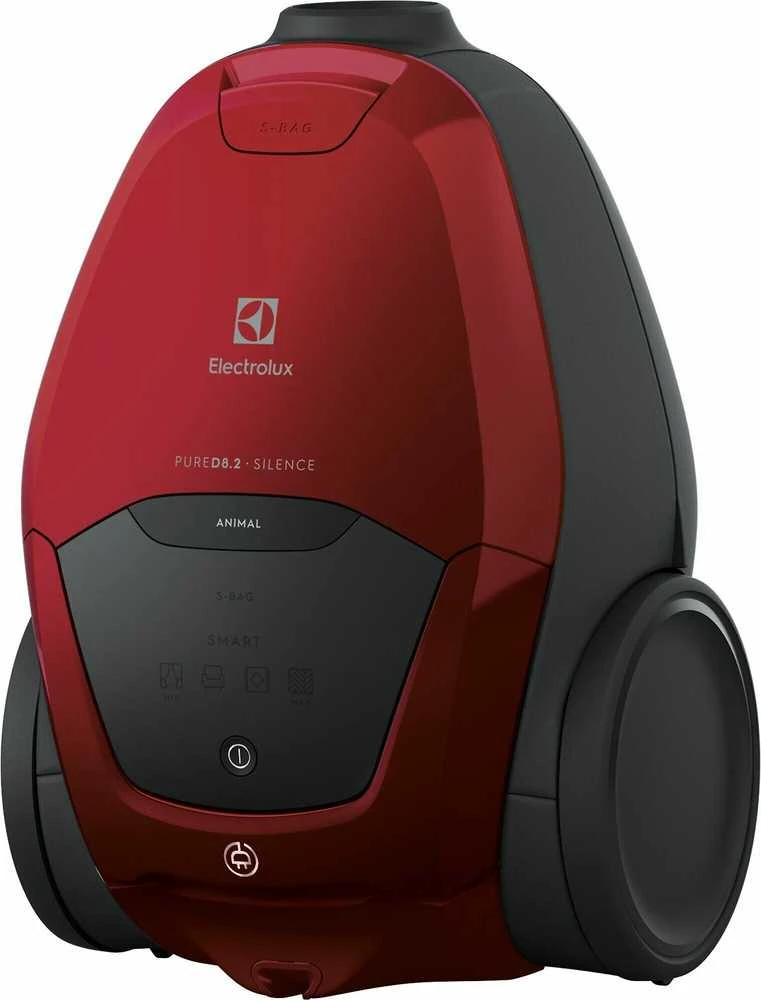 Electrolux Dulkių siurblys PD82-ANIMA Pure D8 Bagled, Galia 600 W, Dulkių talpa 3,5 L, Raudona