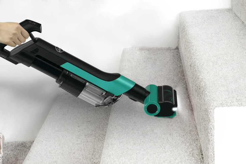 Dulkių siurblys Hoover HF2 naminių gyvūnėlių juoda/turkio spalvos