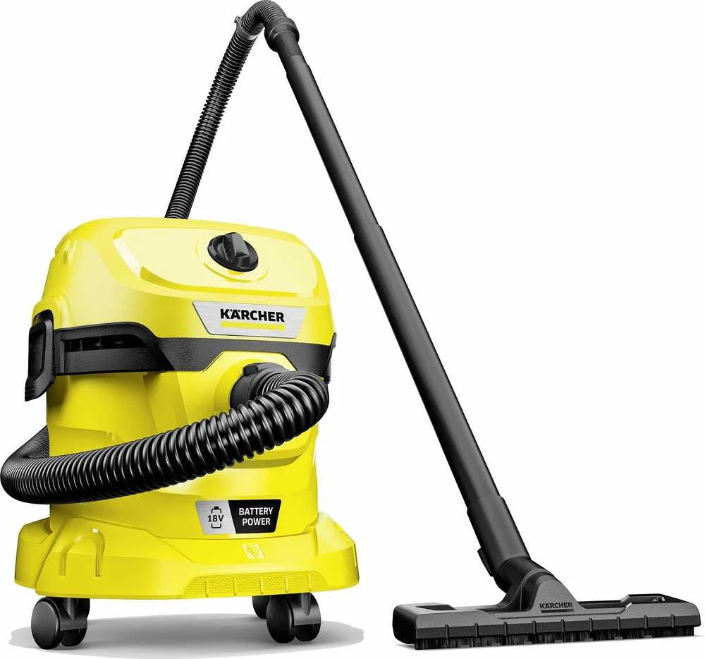 Sauso-drėgno valymo siurblys Karcher WD 2-18 V-12/18 (YYY); 18 V (be akumuliatoriaus ir pakrovėjo)
