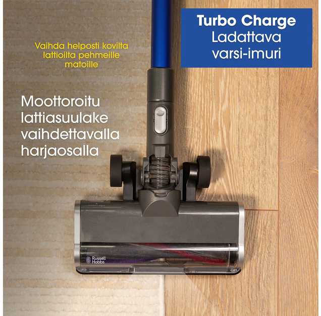 Russell Hobbs Turbo Charge lazdinis dulkių siurblys