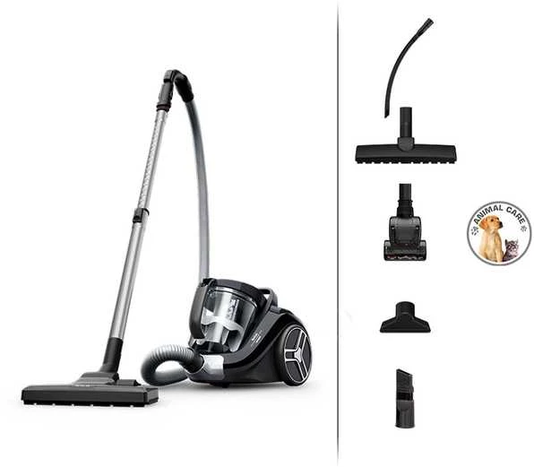 Dulkių siurblys be maišelio, kompaktiškas, galia 900 W / 2,5 l / 75 dB, Tefal*