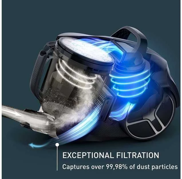 Dulkių siurblys be maišelio, kompaktiškas, galia 900 W / 2,5 l / 75 dB, Tefal*