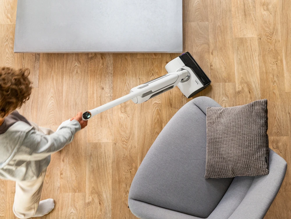 Dulkių siurblys su plovimo funkcija Tefal X-Clean 10, Baltas