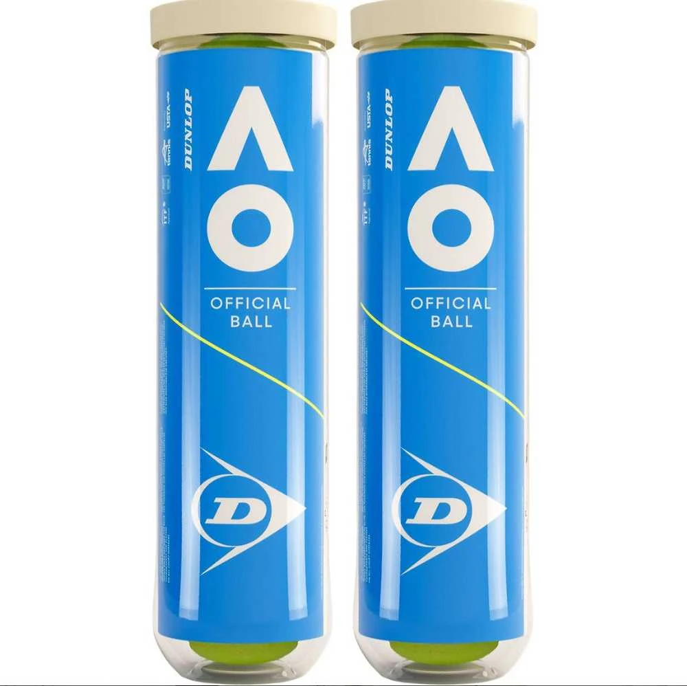 Dunlop Sport Teniso kamuol. DUNLOP AUSTRALIJOS ATVIRAS 2x4PET ITF