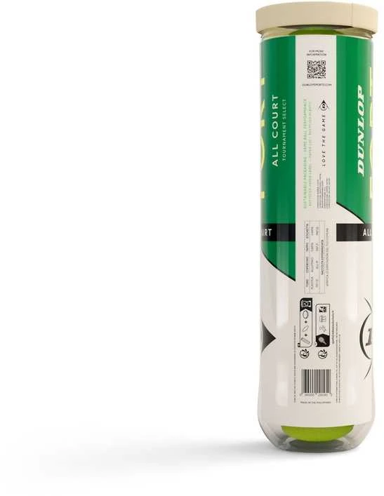 Dunlop Sport Teniso kamuolys. DUNLOP FORT ALL COURT TS 4PET ITF