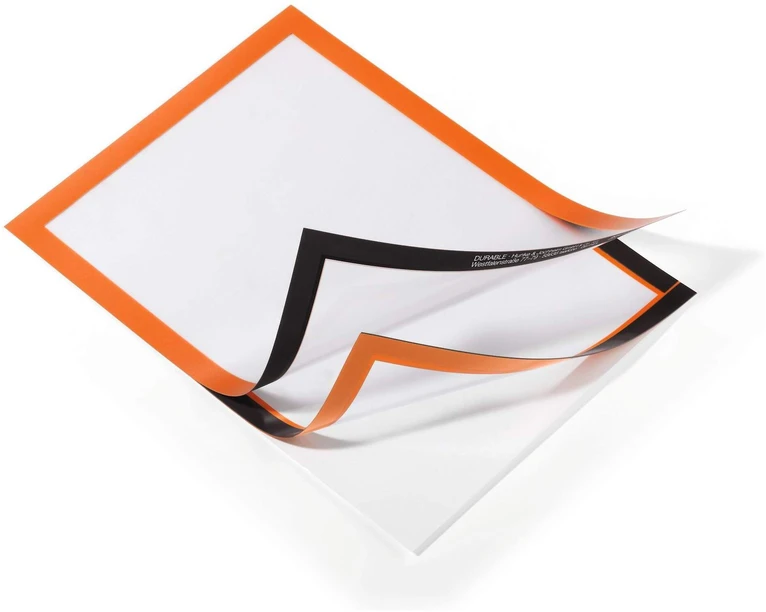Durable Lipnus informacijos rėmelis A4 oranžinė 2vnt (4872- 09)