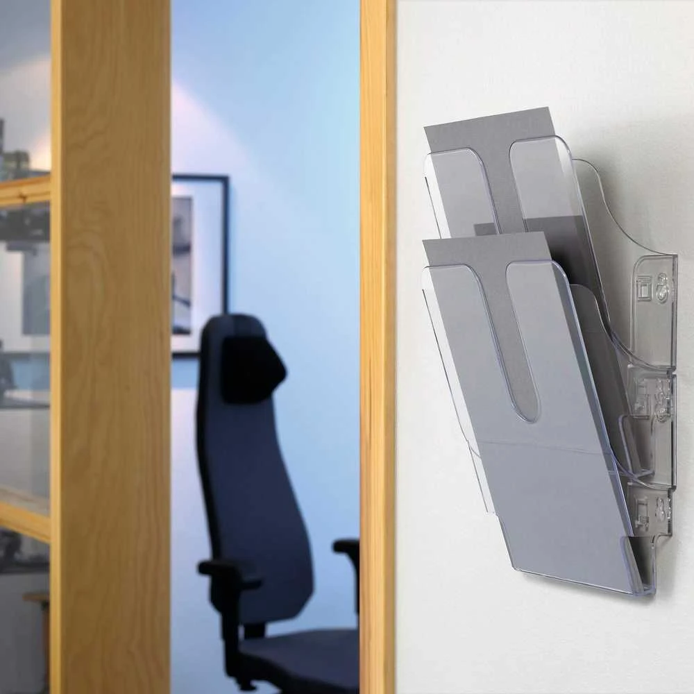 Sieninis dokumentų stovas Durable Flexiplus, A4, 2-jų skyrių, vertikalus