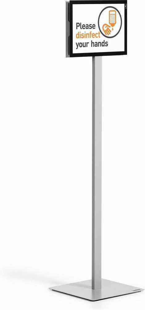 Durable STOJAK PODŁOGOWY A4 DURABLE INFO STAND BASIC ANTRACYTOWY 1szt.