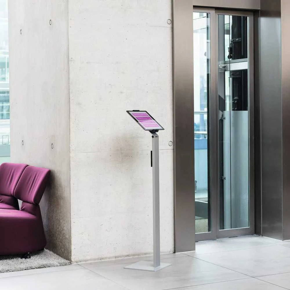 Durable Patvarus planšetės laikiklis FLOOR metalinis sidabras 8932-23