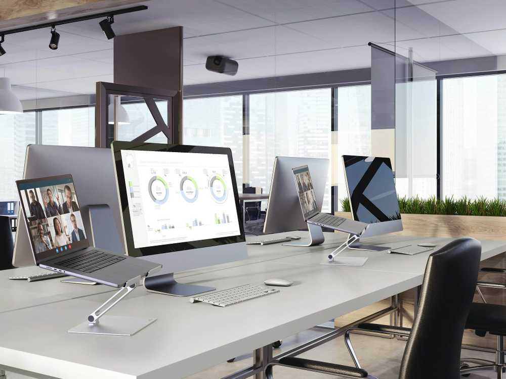 Durable Patvarus nešiojamo kompiuterio STAND RISE sidabrinis 505023
