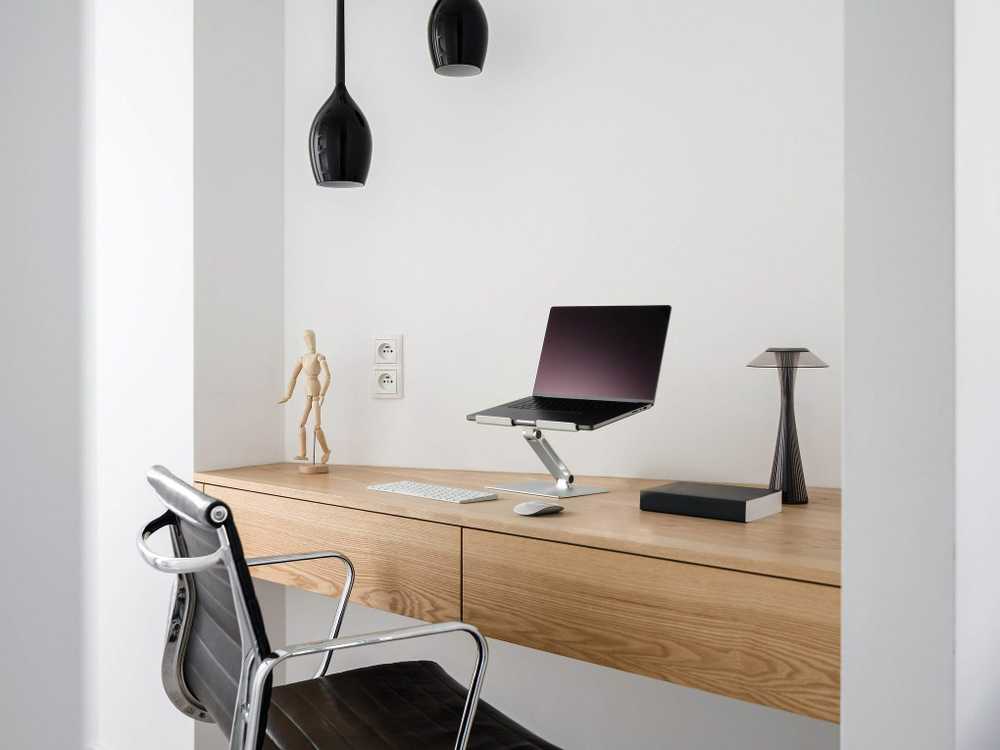 Durable Patvarus nešiojamo kompiuterio STAND RISE sidabrinis 505023