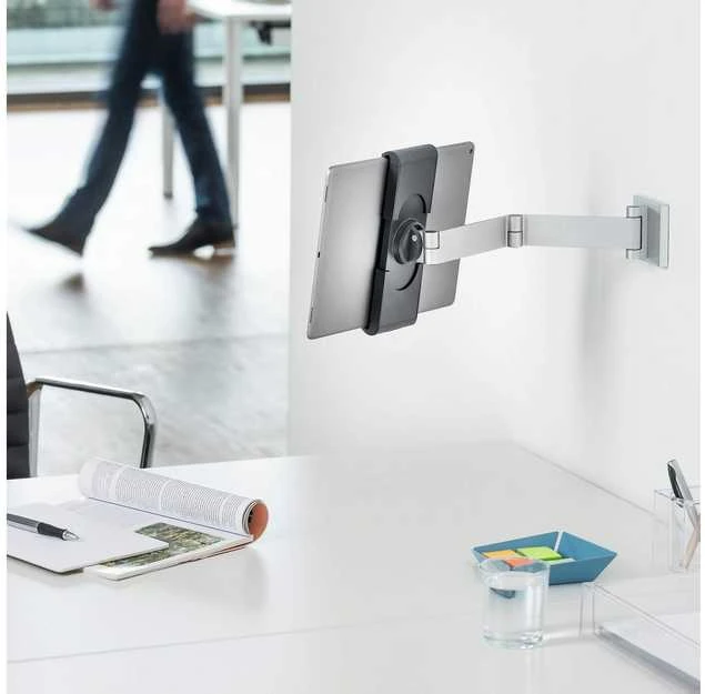 Durable Patvarus planšetės laikiklis WALL ARM metalinis sidabras 8934-23