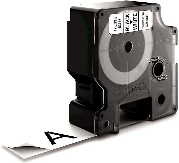 Juostelė DYMO D1 24mm x 7m, juoda ant balto / S0720930 53713