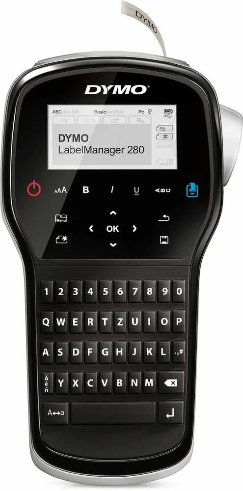 DYMO LabelManager 280 etikečių spausdintuvas Perkėlimas terminiu būdu D1 QWERTY