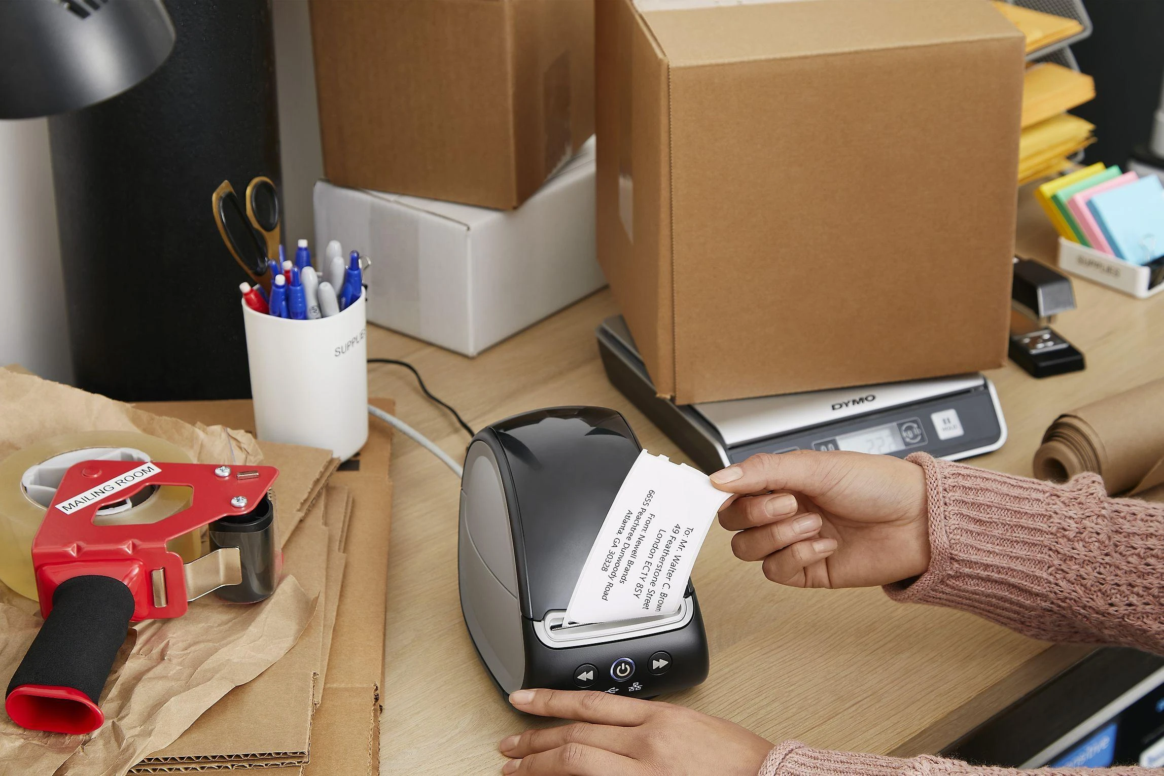 Spausdintuvas Dymo Etikettendrucker Labelwriter 550 Turbo 300dpi USB LAN