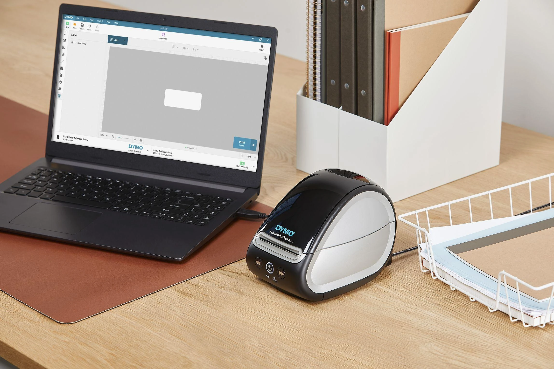 Spausdintuvas Dymo Etikettendrucker Labelwriter 550 Turbo 300dpi USB LAN