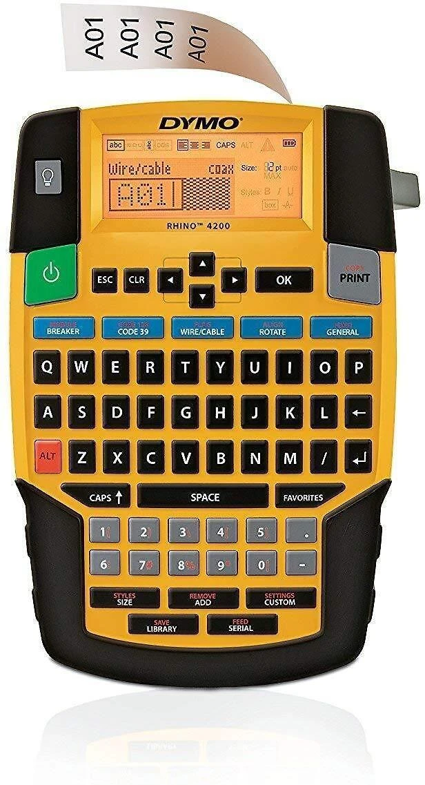 DYMO Rhino 4200 etikečių spausdintuvas Perkėlimas terminiu būdu Bevielis QWERTY