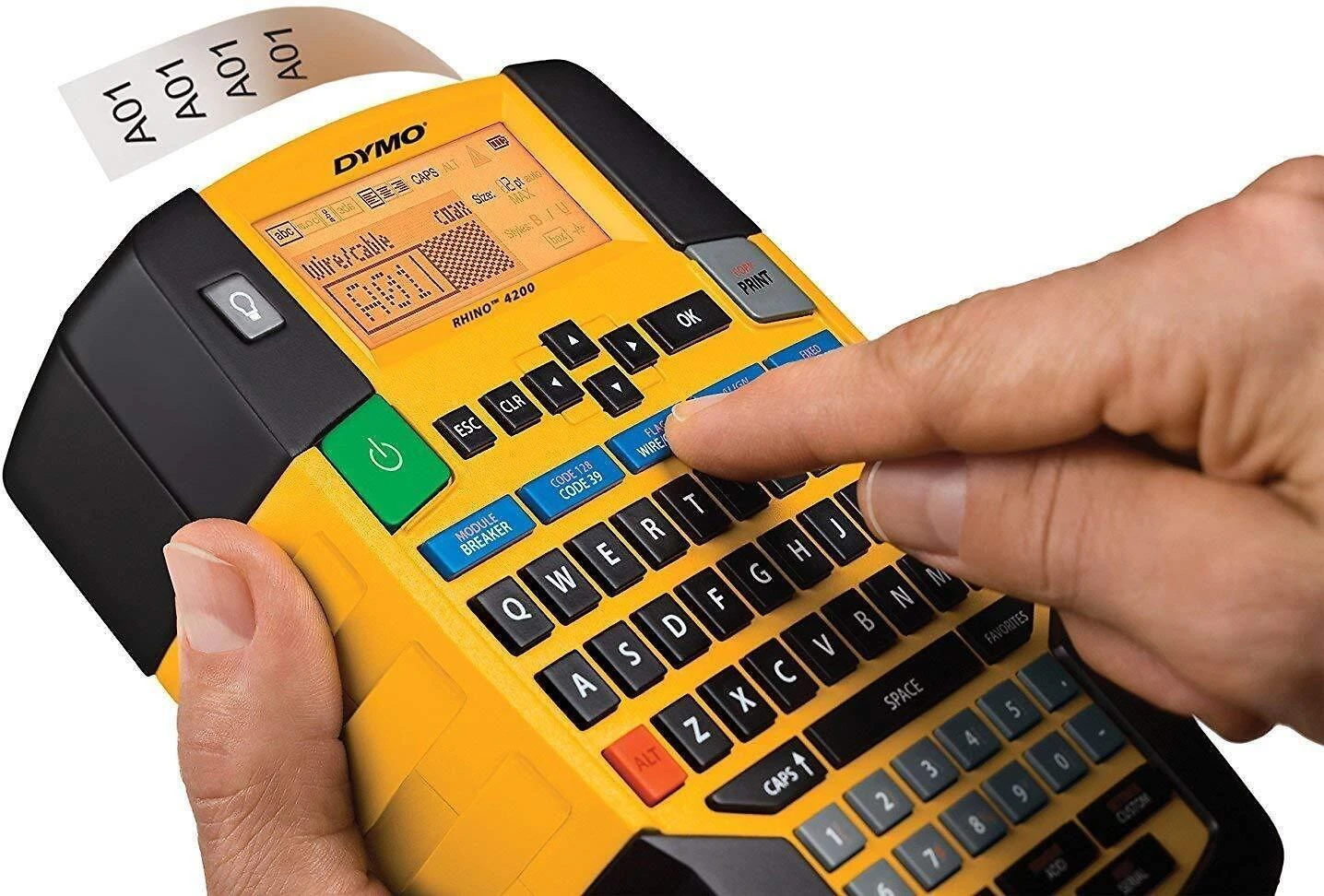 DYMO Rhino 4200 etikečių spausdintuvas Perkėlimas terminiu būdu Bevielis QWERTY