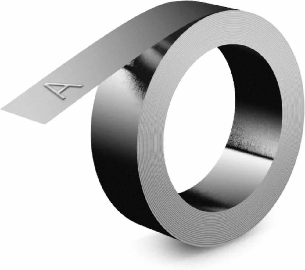 DYMO 12mm Non Adhesive Stainless Steel Tape etikečių juostelė