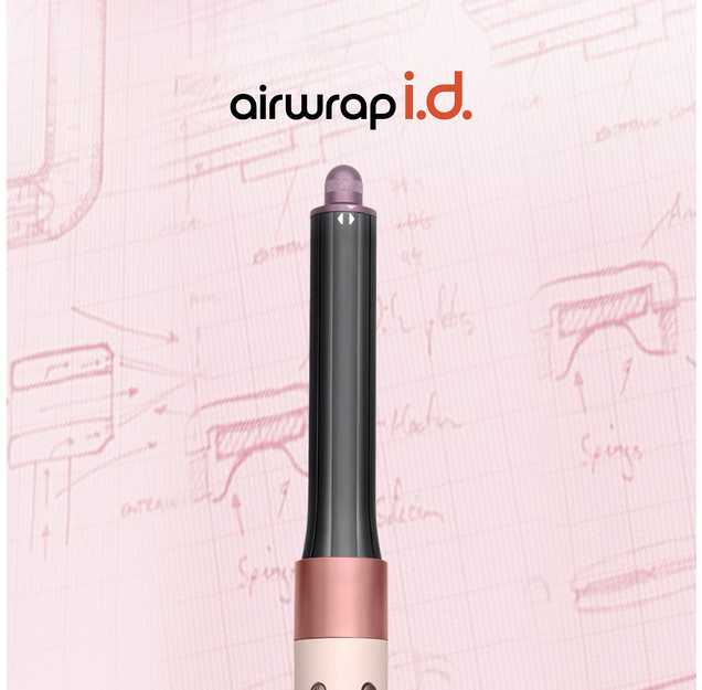 Plaukų formavimo priemonė - Dyson Airwrap i.d. Multistyler 1300 W, 6 priedai, šiltai rožinė auksinė