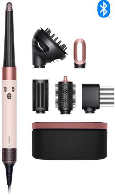 Plaukų formavimo priemonė - Dyson Airwrap i.d. Multistyler 1300 W, 6 priedai, šiltai rožinė auksinė