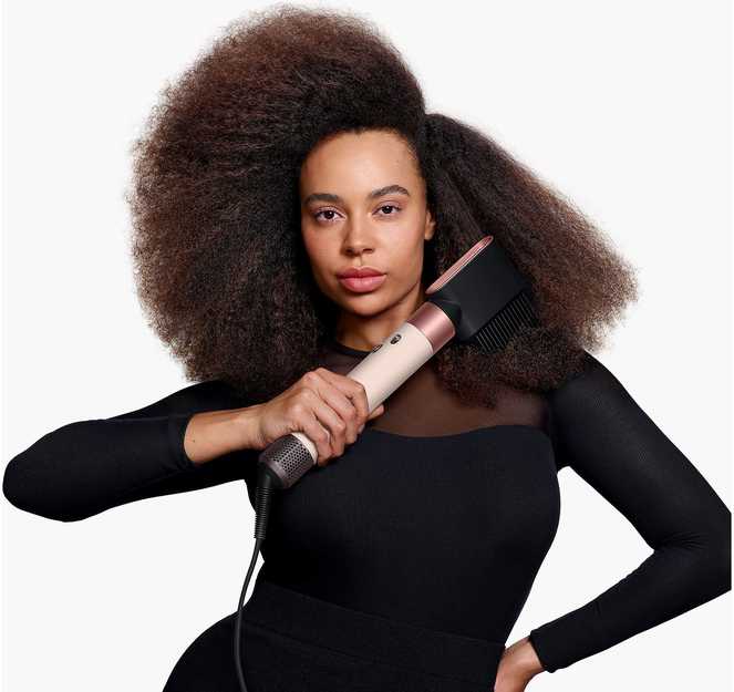 Plaukų formavimo priemonė - Dyson Airwrap i.d. Multistyler 1300 W, 6 priedai, šiltai rožinė auksinė