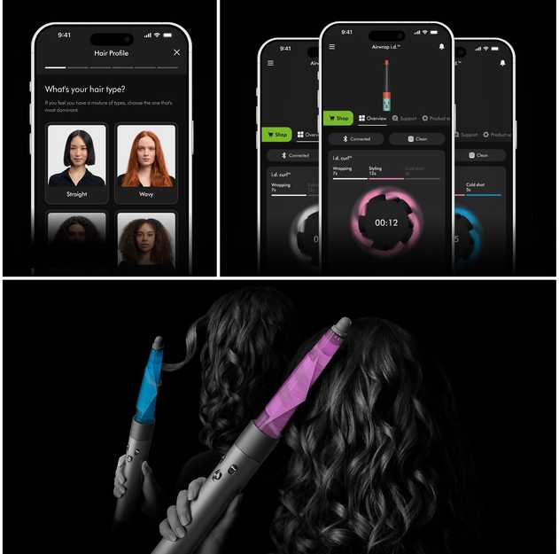 Plaukų formavimo priemonė - Dyson Airwrap i.d. Multistyler 1300 W, 6 priedai, šiltai rožinė auksinė