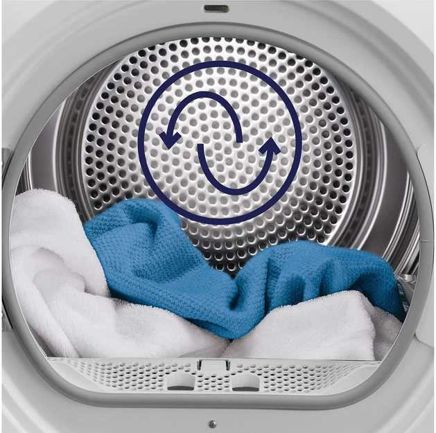 Džiovyklė Electrolux 600 SensiCare kuivausrumpu (EW6D4183W1)