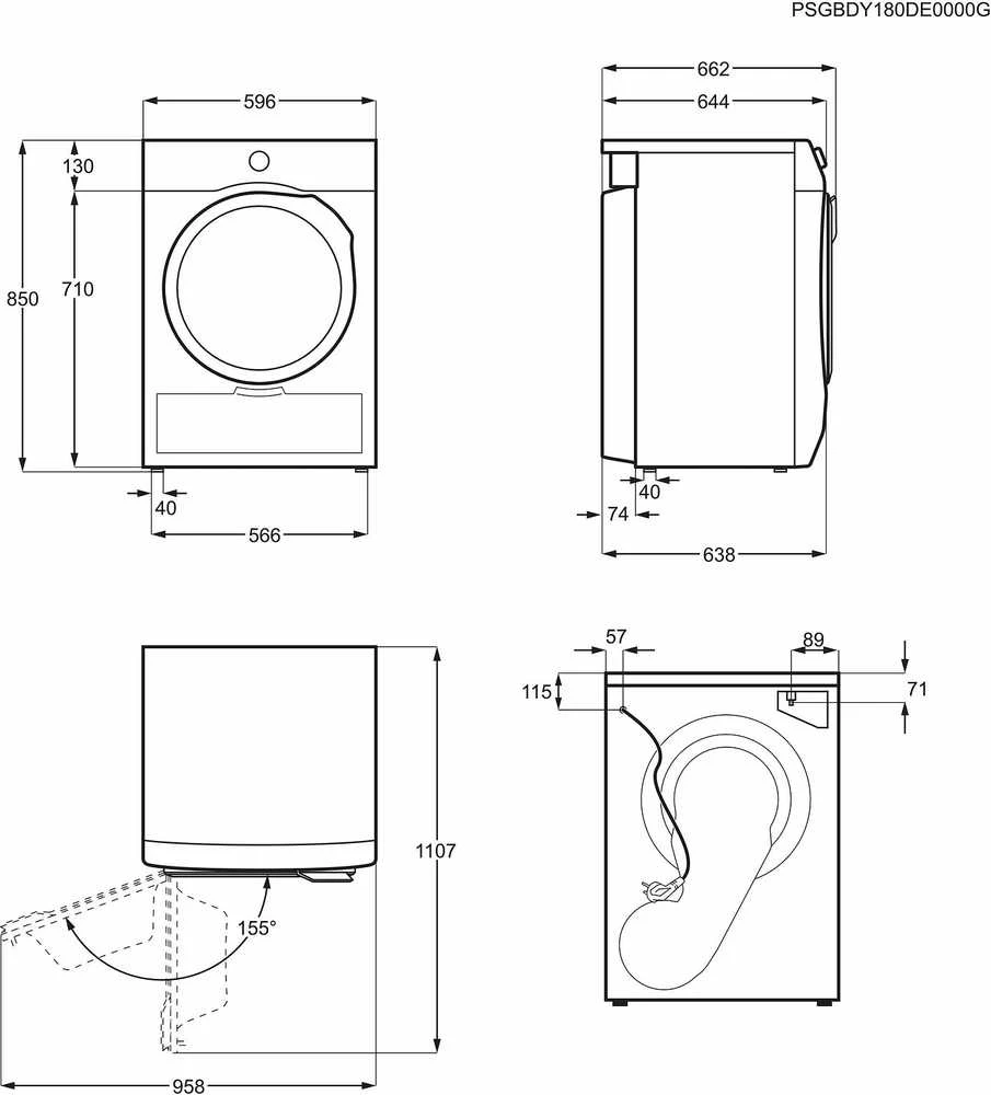 Electrolux EDI853S95S 800 UltraCare kuivausrumpu