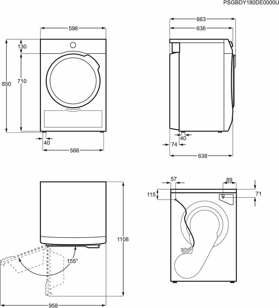 Džiovyklė Electrolux EW2H328R4 -kuivausrumpu