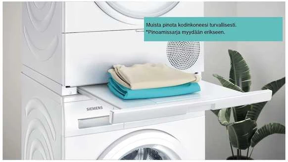 Džiovyklė Siemens WT43HV0EDN iQ300 kuivausrumpu, valkoinen