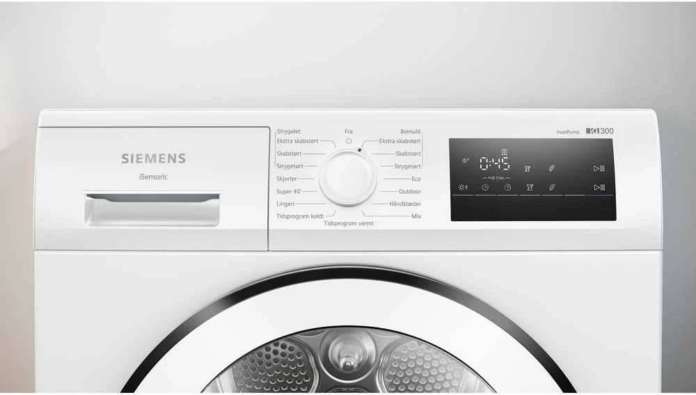 Džiovyklė Siemens WT45HV0IDN iQ300 lämpöpumppukuivausrumpu