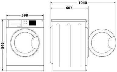 Džiovyklė Whirlpool SD 9BD W EE kuivausrumpu