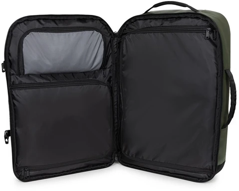 EASTPAK CNNCT TRAVELPACK kuprinė, CNNCT viršutinė dalis chaki spalvos
