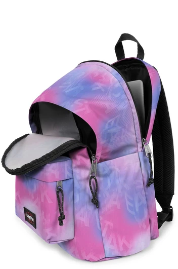 EASTPAK DAY OFFICE reppu, Letter Dye Rožinė