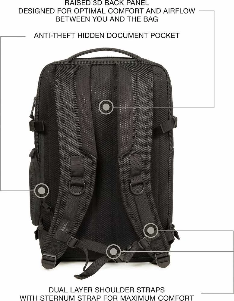 Eastpak TECUM M Cnnct Coat -reppu, musta