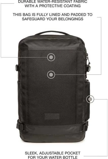 Eastpak TECUM M Cnnct Coat -reppu, musta