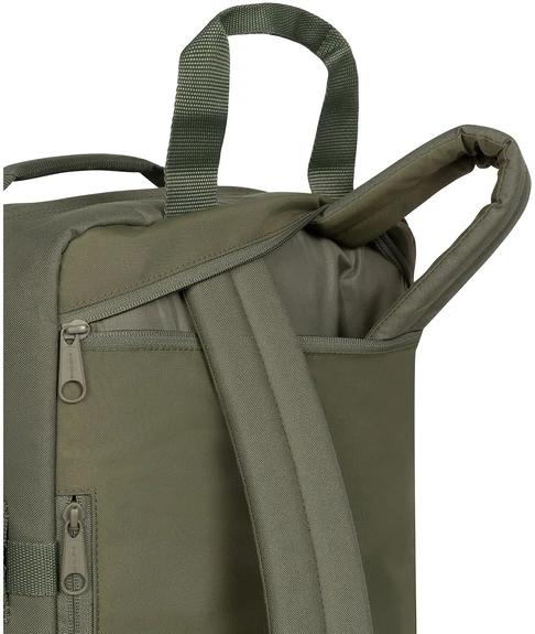 EASTPAK TRAVELPACK kuprinė, Monotoninė chaki spalvos