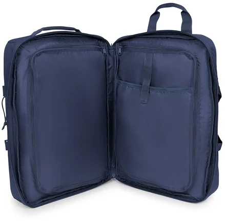 EASTPAK TRAVELPACK kuprinė, Monotoninė tamsiai mėlyna