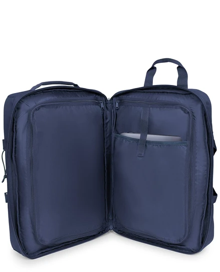 EASTPAK TRAVELPACK kuprinė, Monotoninė tamsiai mėlyna