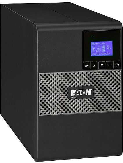 „Eaton 5P“ 1150 VA / 770 W, linijinis interaktyvus grynas sinusinis išėjimas, 4 min. esant pilnai apkrovai, 3 metų garantija (2 metai baterijoms)
