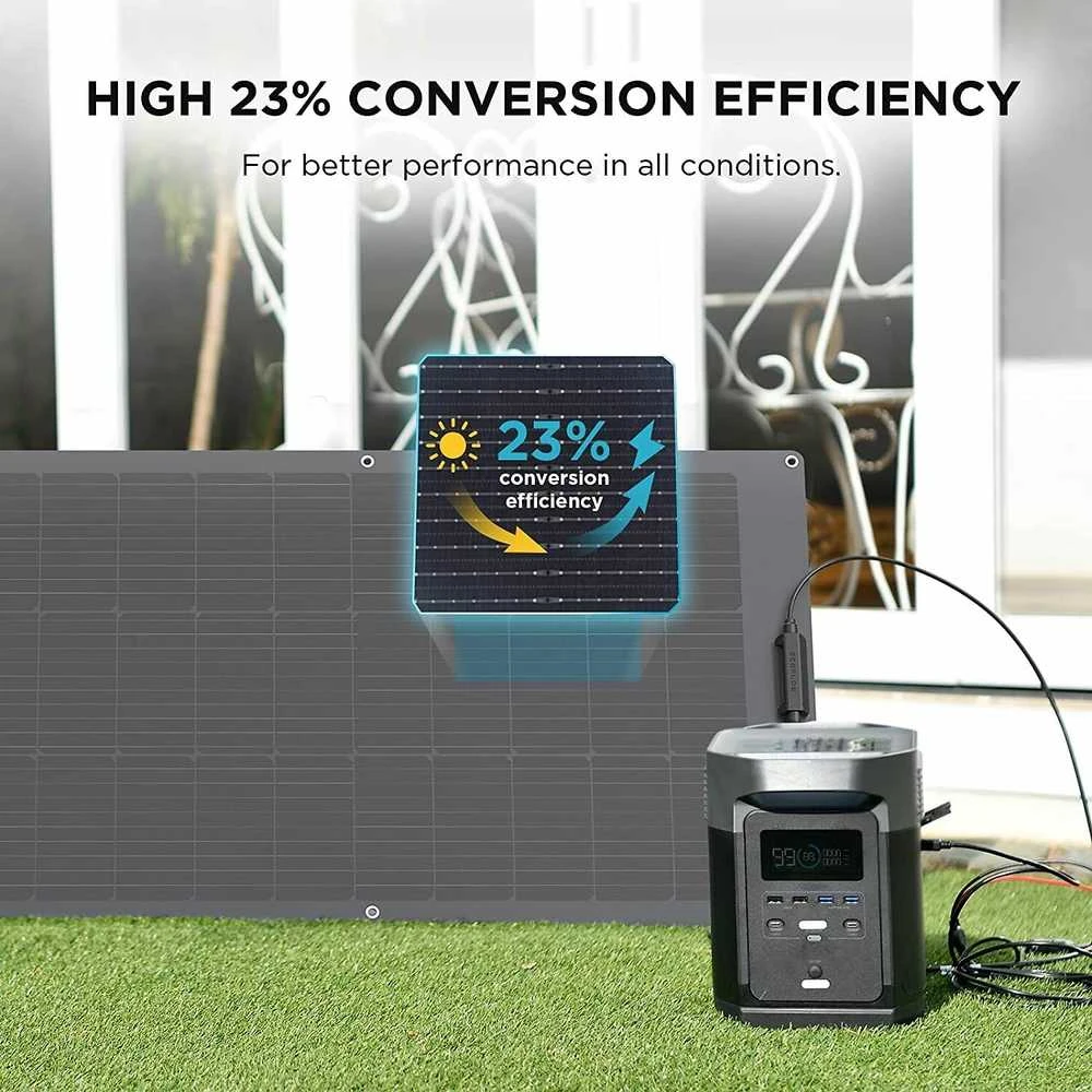 Lanksti saulės panelė EcoFlow 100 W / 5006001002