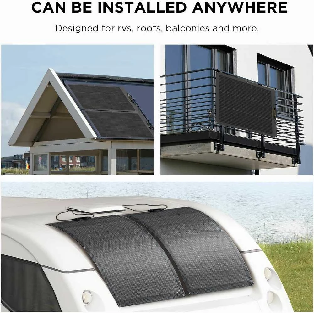 Lanksti saulės panelė EcoFlow 100 W / 5006001002