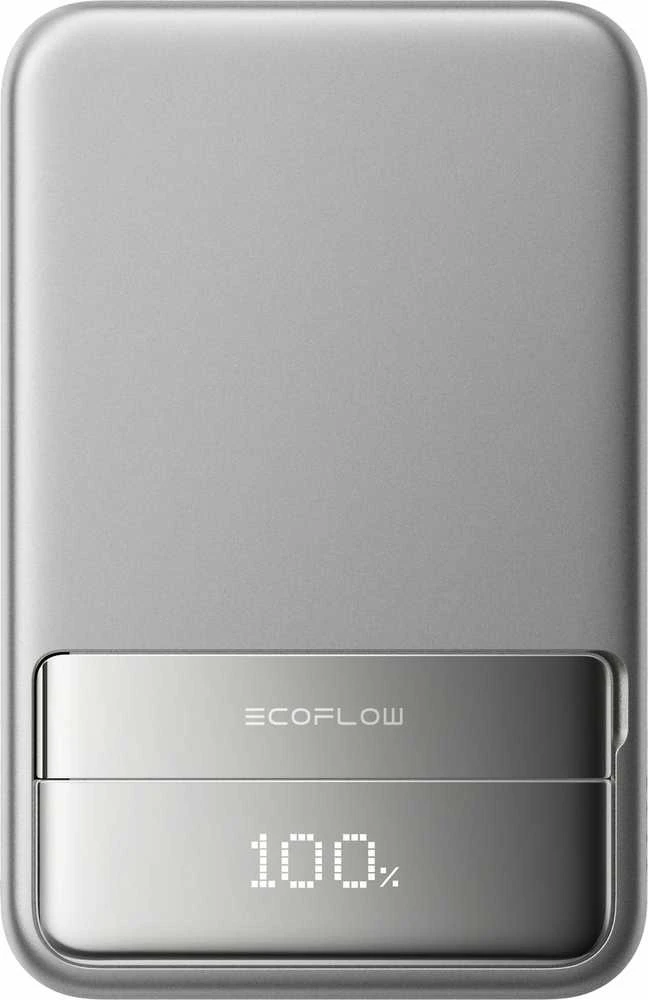 „EcoFlow RAPID“ magnetinė išorinė baterija, 10000 mAh, (sidabrinis).