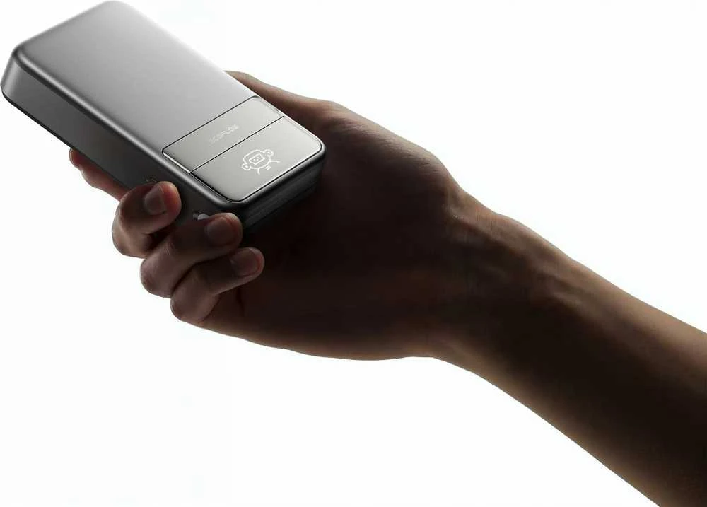„EcoFlow RAPID“ magnetinė išorinė baterija, 10000 mAh, (sidabrinis).