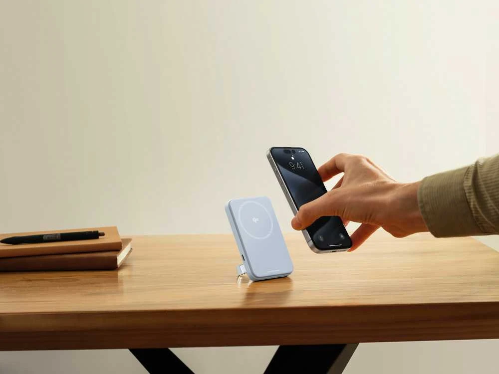 „EcoFlow RAPID“ magnetinė išorinė baterija, 5000 mAh, (mėlynas).