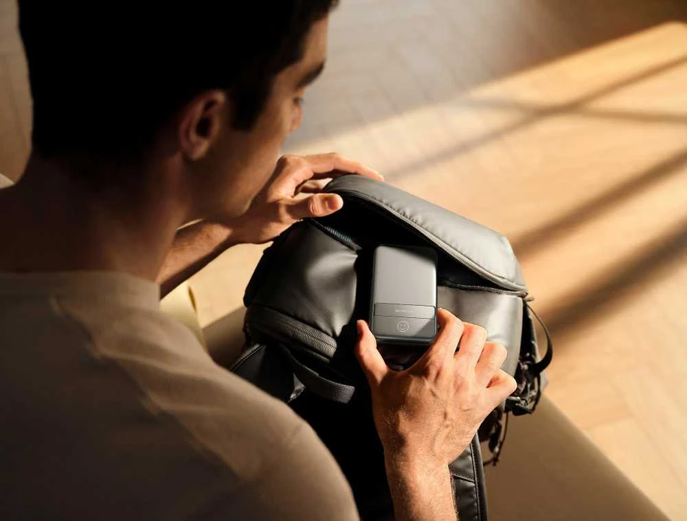 „EcoFlow RAPID“ magnetinė išorinė baterija, 5000 mAh, (sidabrinis).