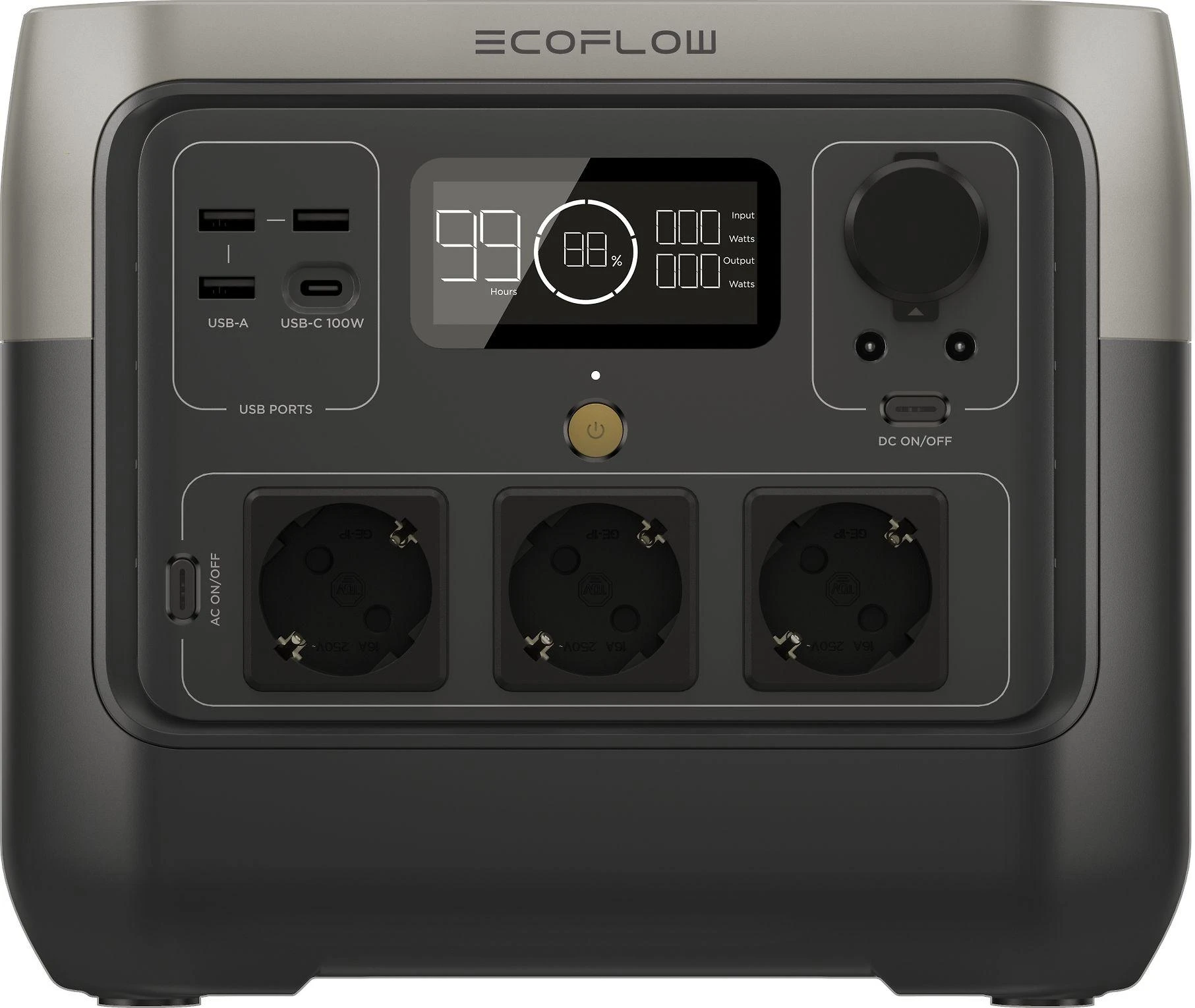 EcoFlow RIVER 2 Pro nešiojamoji elektrinė, 768Wh, 800W, 1600W
