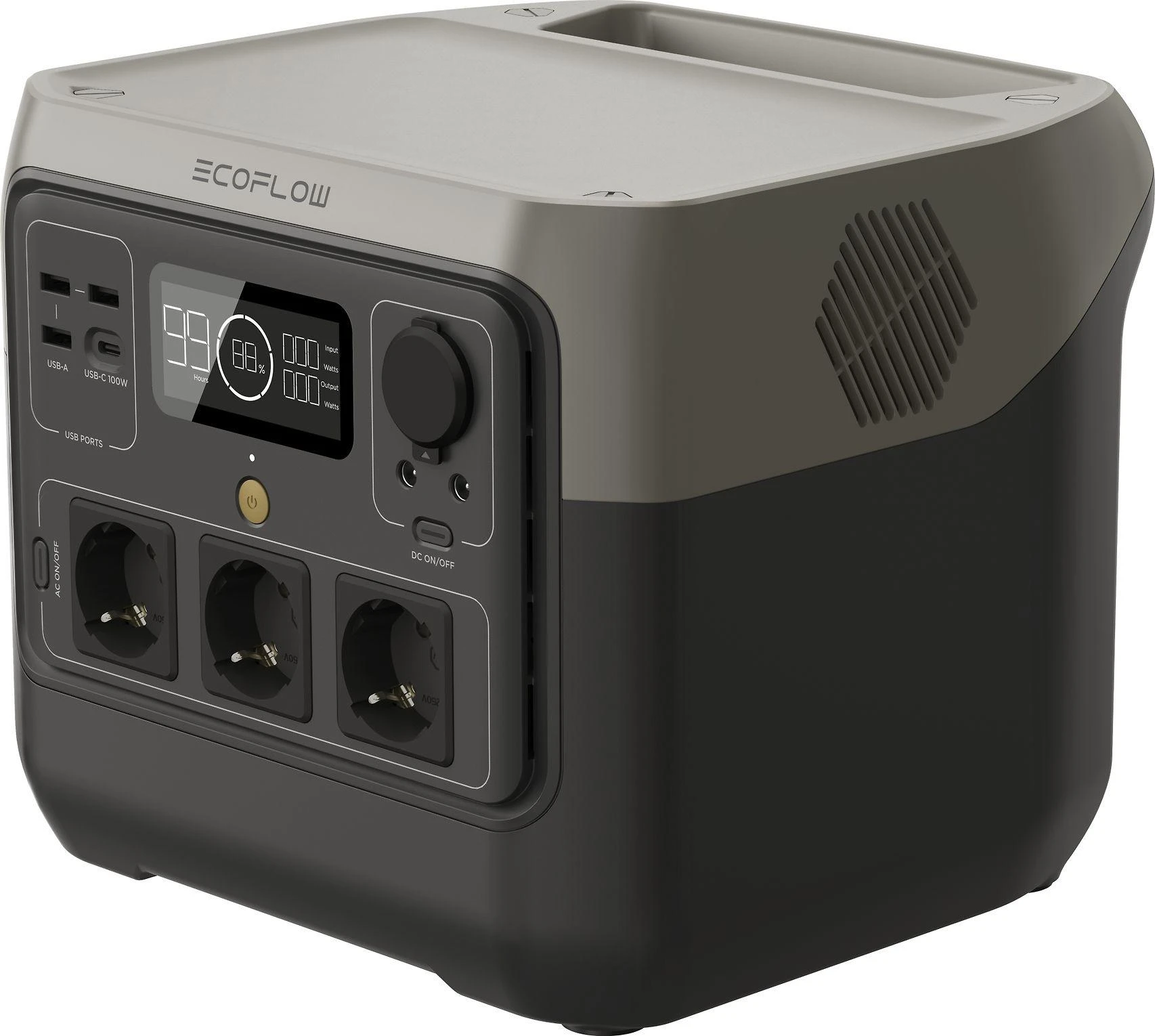 EcoFlow RIVER 2 Pro nešiojamoji elektrinė, 768Wh, 800W, 1600W