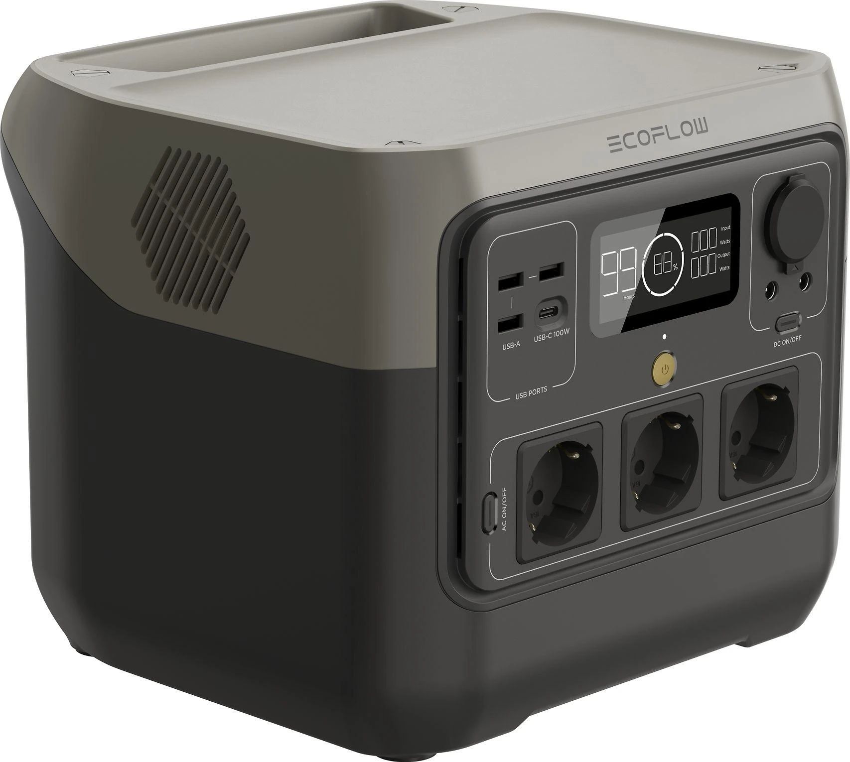 EcoFlow RIVER 2 Pro nešiojamoji elektrinė, 768Wh, 800W, 1600W